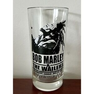 Vintage Bob Marley & the Wailers Concert Sunday July 24, 1977 Freedom Hall Glass